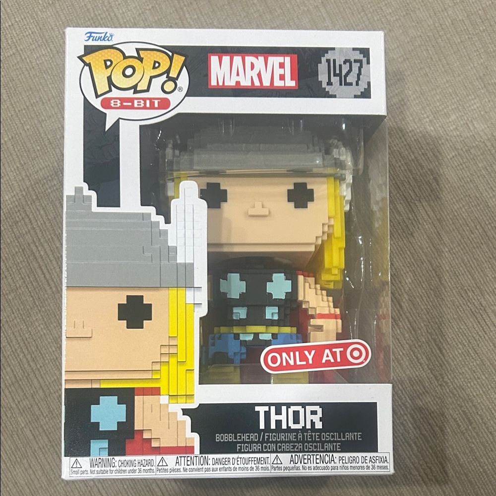Funko Pop! 8-Bit Marvel Thor Action Figure
